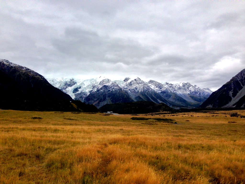 Stray Bus New Zealand Review - View of Mt Cook from the Hostel